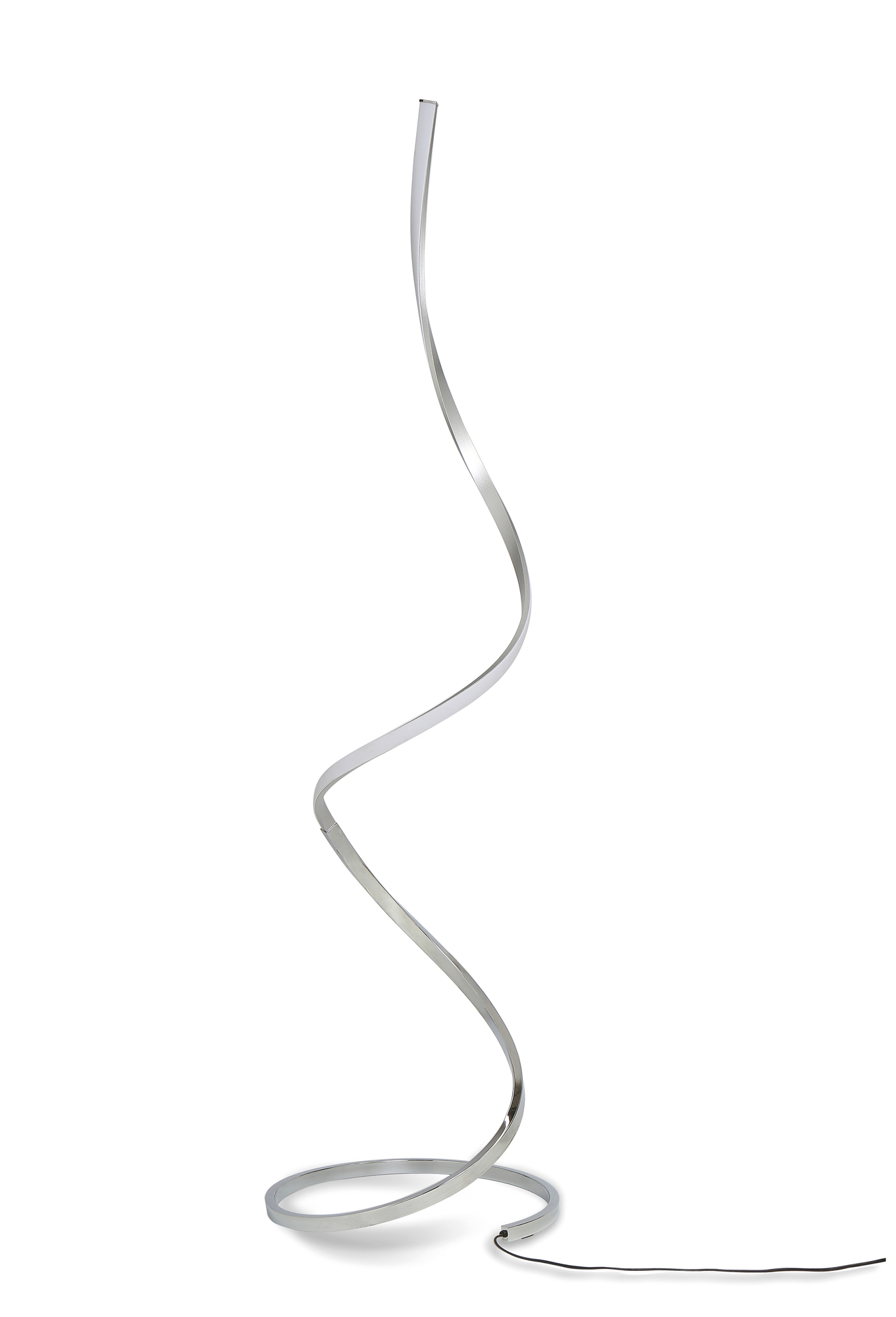 M5001  Nur Silver XL 184cm Dimmable Floor Lamp 22W LED